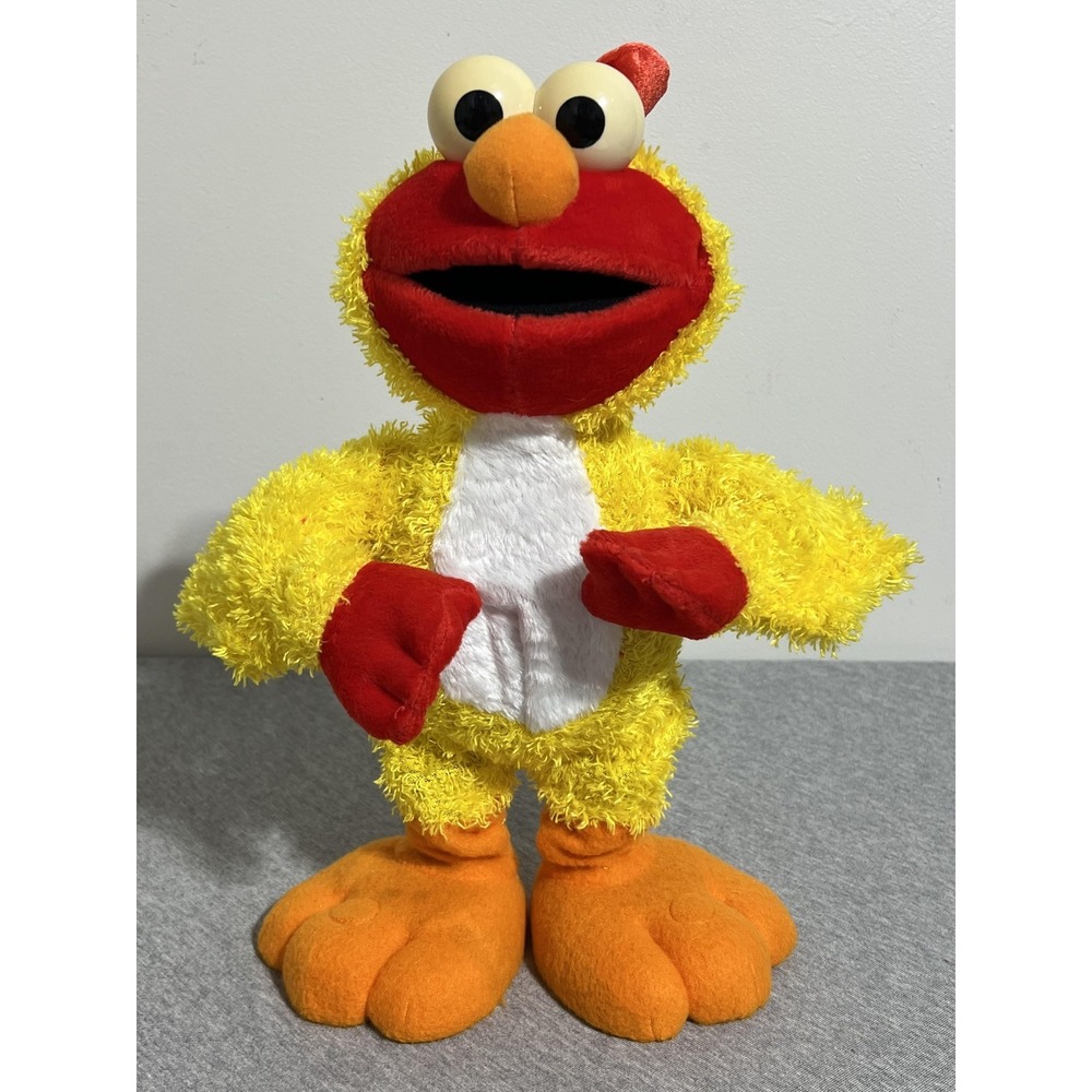 Vintage 2001 Fisher-Price Sesame Street Elmo Chicken Costume Electronic Plush